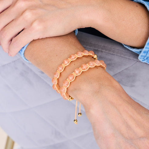 Citrouille | Or | Bracelet Cheshire Glass Charmballa
